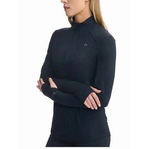 Black Long Sleeve Wool Blend Top size Small NWOT